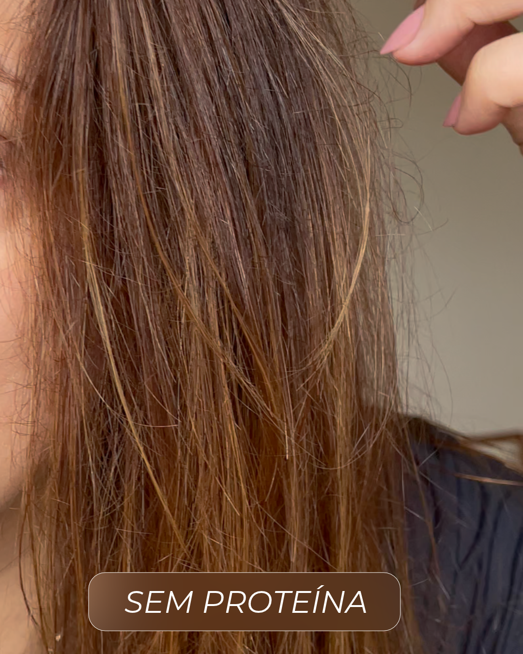 Cabelo sem a Proteína Auralina